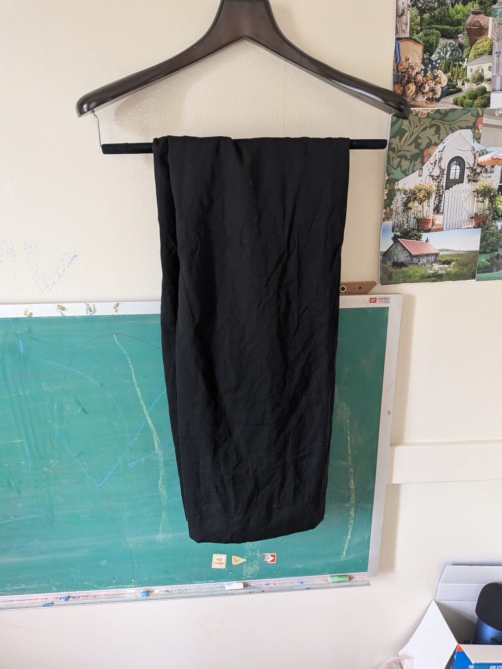 Everlane Black Wide-Leg Pants Draper Pants